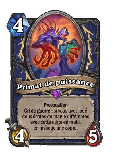Primat de puissance (Primus of Power), Chaman - Hearthstone