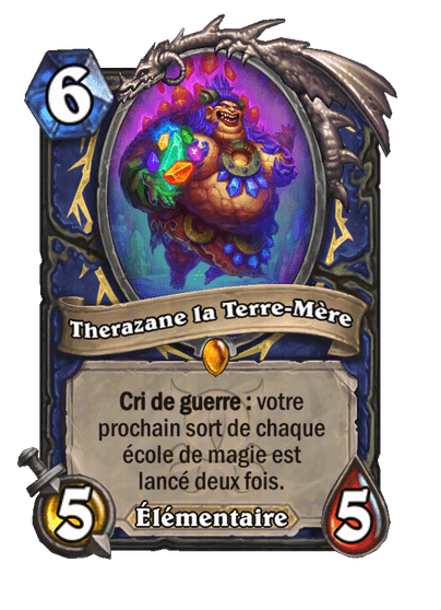 Therazane la Terre-Mère (Therazane the Earthmother), Chaman - Hearthstone