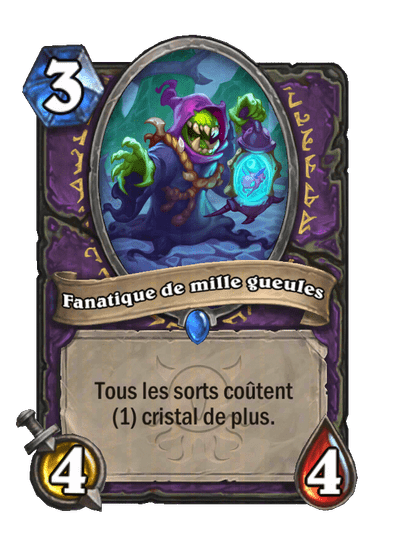 Fanatique de mille gueules (Mawman Cultist), Démoniste - Hearthstone