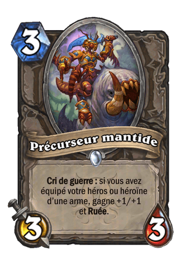 Précurseur mantide (Mantid Precursor), Neutre - Hearthstone