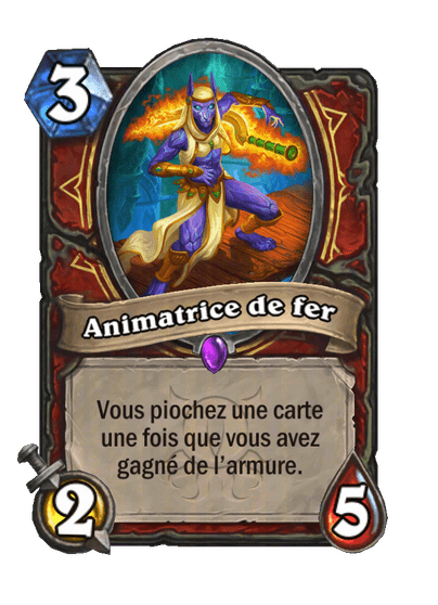Animatrice de fer (Animator of Iron), Guerrier - Hearthstone
