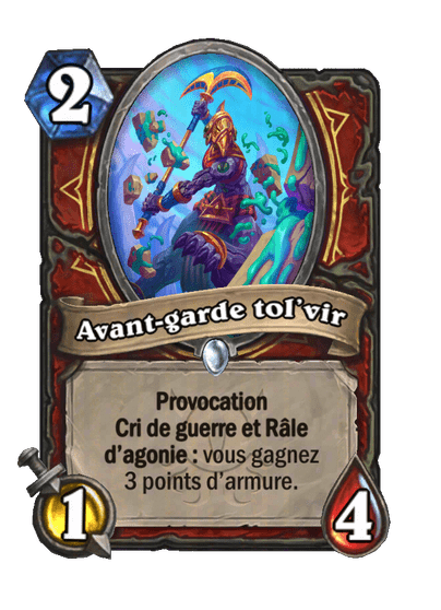 Avant-garde tol'vir (Tol'vir Vanguard), Guerrier - Hearthstone
