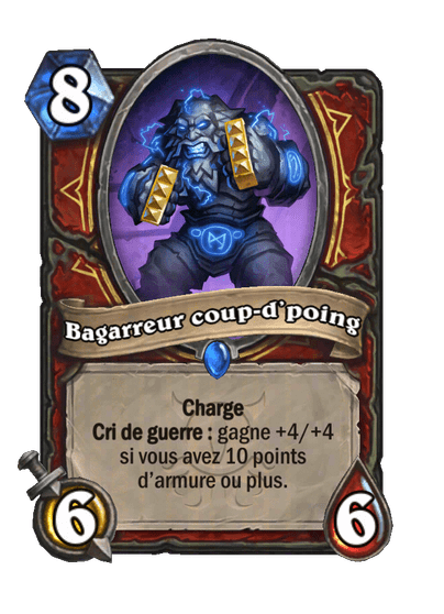 Bagarreur coup-d'poing (Brassknuckle Brawler), Guerrier - Hearthstone