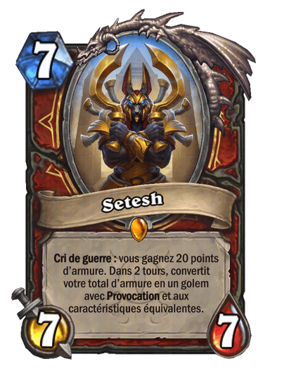 Setesh (Setesh), Guerrier - Hearthstone