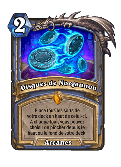 Disques de Norgannon (Discs of Norgannon), Mage - Hearthstone