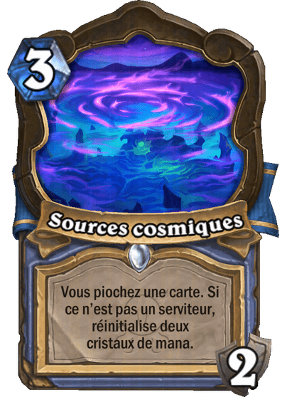 Sources cosmiques (Cosmic Springs), Mage - Hearthstone