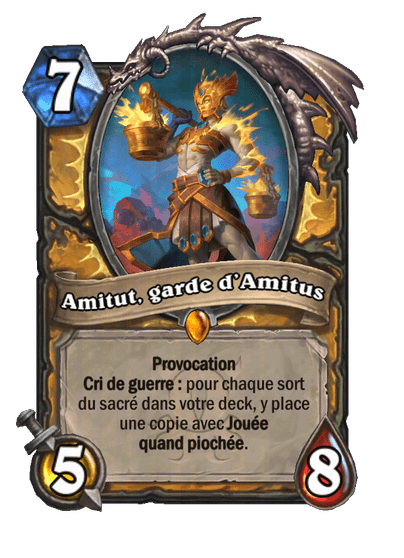 Amitut, garde d'Amitus (Amitut, Keeper of Amitus), Paladin - Hearthstone