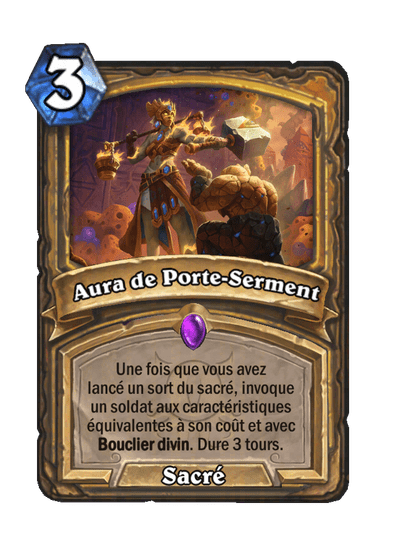 Aura de Porte-Serment (Oathbinder's Aura), Paladin - Hearthstone