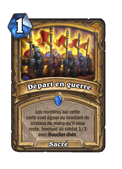 Départ en guerre (March to War), Paladin - Hearthstone