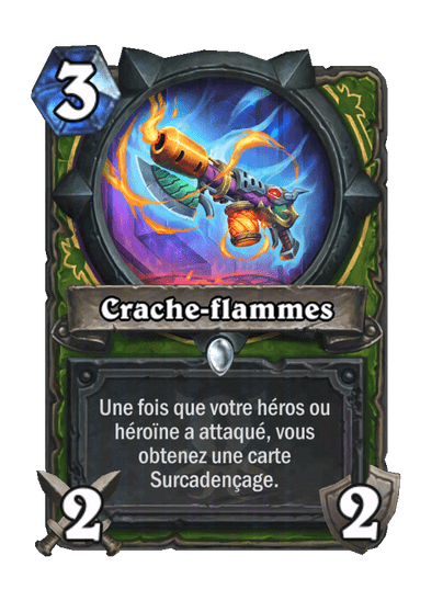 Crache-flammes (Flamespitter), Chasseur - Hearthstone