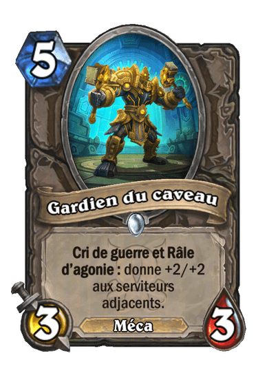 Gardien du caveau (Vaultkeeper), Neutre - Hearthstone