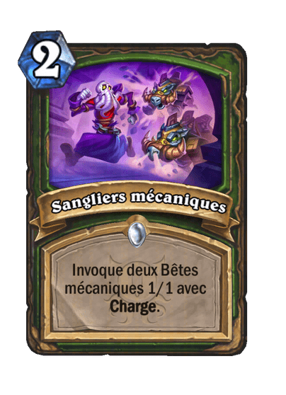 Sangliers mécaniques (Clockwork Boars), Chasseur - Hearthstone