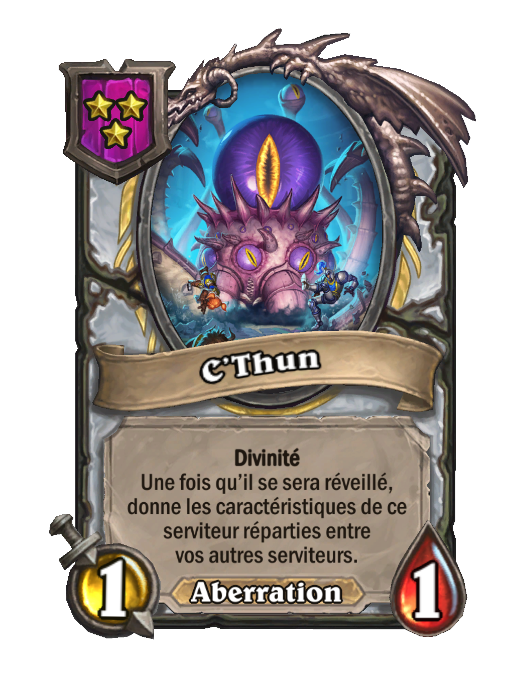C'Thun, Divinité des Aberrations - Hearthstone Champs de bataille