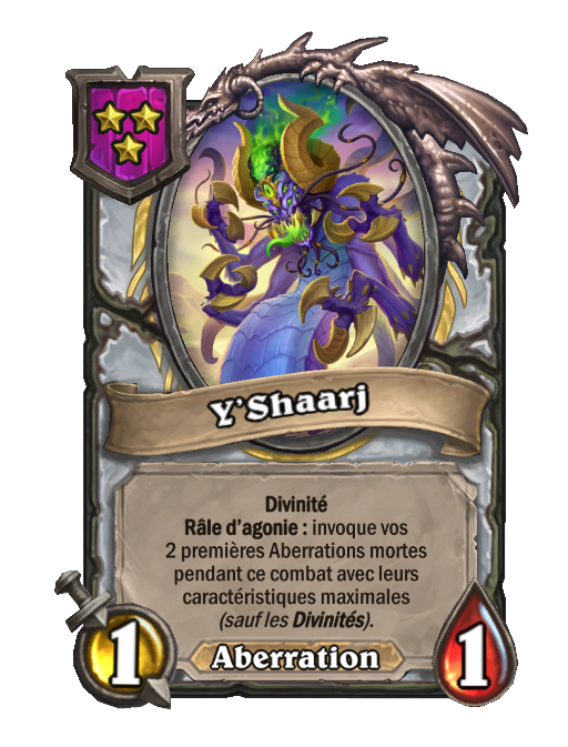 Y'Shaarj, Divinité des Aberrations - Hearthstone Champs de bataille