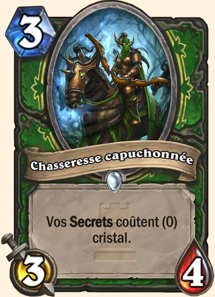 Chasseresse masquee carte Hearhstone