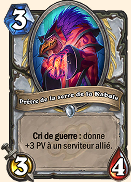 Kabal Talonpriest carte Hearhstone