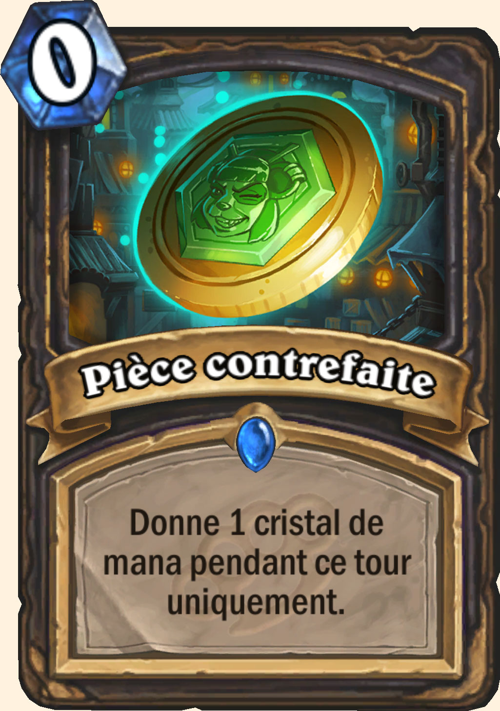 Piece contrefaite carte Hearhstone
