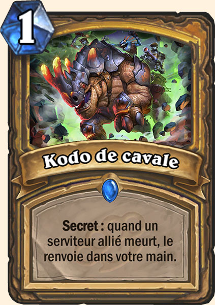 Getaway Kodo carte Hearhstone