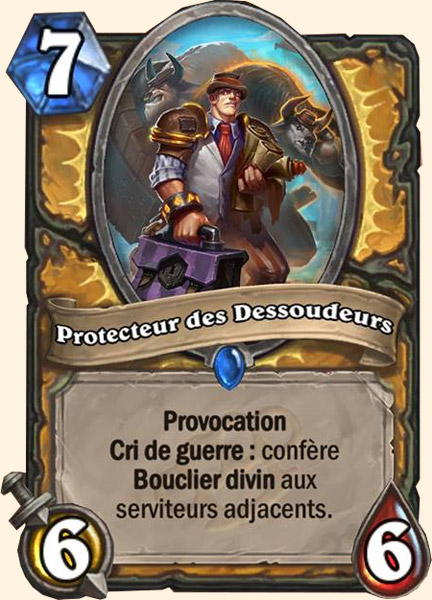 Grimestreet Protector carte Hearhstone