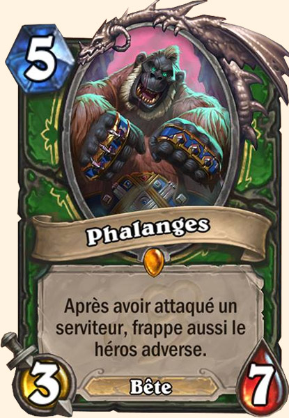 Knuckles carte Hearhstone