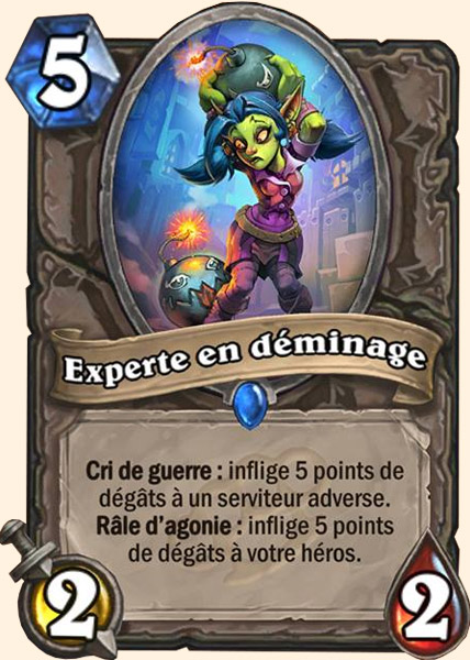 Bomb Squad carte Hearhstone