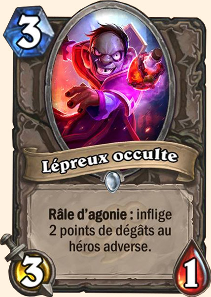 Backstreet Leper carte Hearhstone