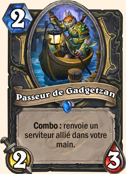 Gadgetzan Ferryman carte Hearhstone