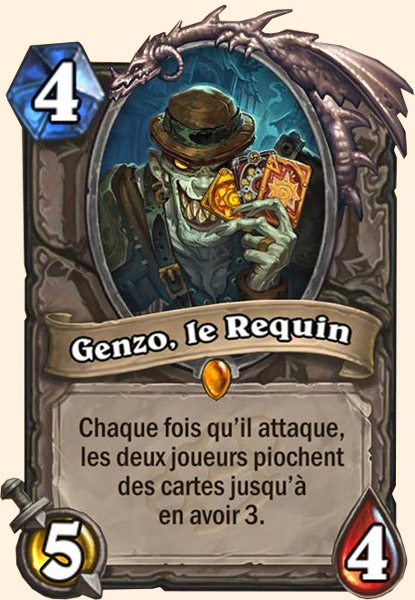 Genzo, le Requin carte Hearhstone