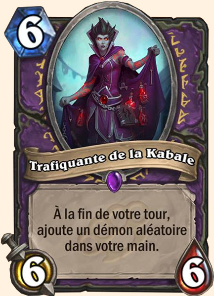 Kabal Trafficker carte Hearhstone