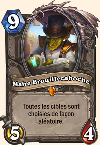 Maire Brouillecaboche carte Hearhstone
