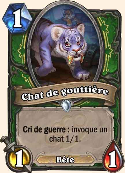 Alleycat carte Hearhstone