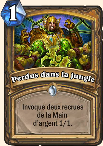 Perdu dans la jungle carte Hearhstone