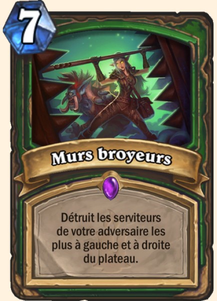 Murs broyeurs carte Hearhstone