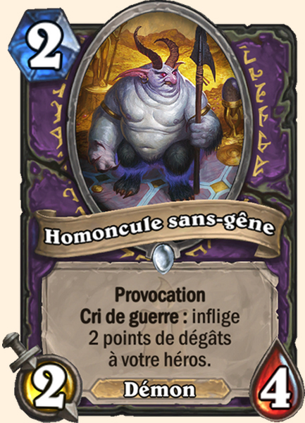 Homunculus grossier carte Hearhstone