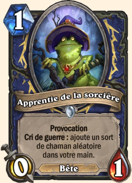 Apprentie de la sorciere carte Hearhstone