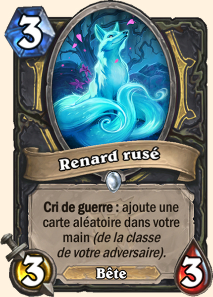 Renard ruse carte Hearhstone