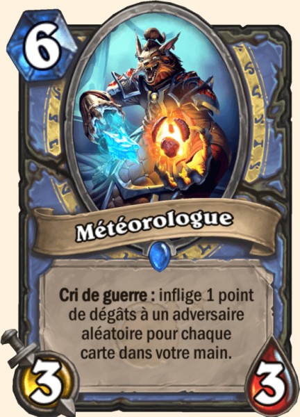 Meteorologue carte Hearhstone