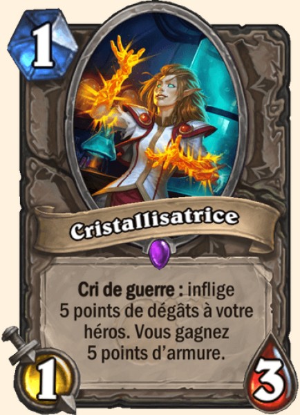 Cristallisatrice carte Hearhstone
