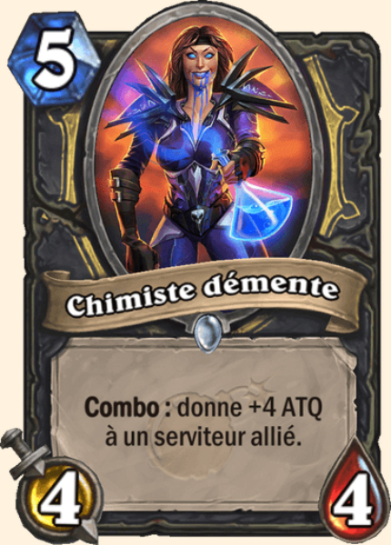 Chimiste demente carte Hearhstone
