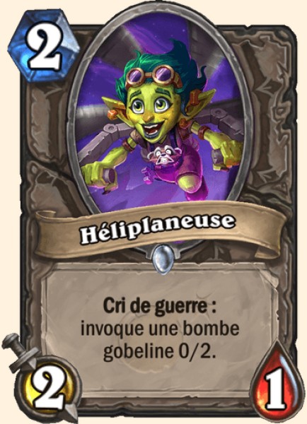 Heliplaneuse carte Hearhstone