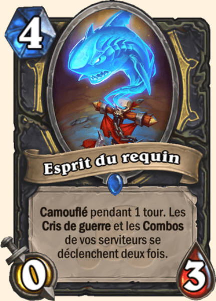 Esprit du requin carte Hearhstone