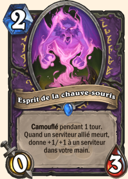 Esprit de la chauve-souris carte Hearhstone