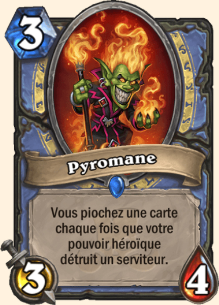 Pyromane carte Hearhstone