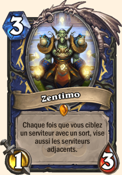 Zentimo carte Hearhstone