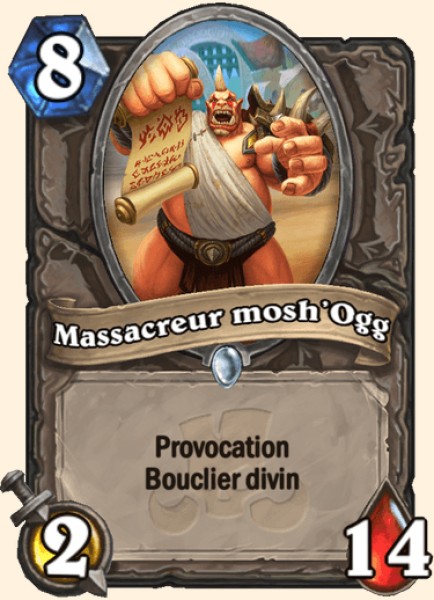 Massacreur mosh'ogg carte Hearhstone