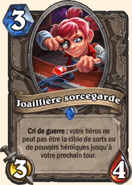 Joailliere sorcegarde carte Hearhstone