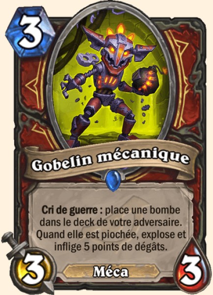 Gobelin mecanique carte Hearhstone