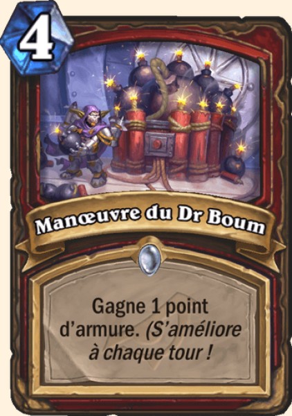 Manoeuvre du Dr Boum carte Hearhstone