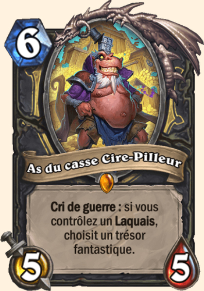 As du casse Cire-Pilleur carte Hearhstone
