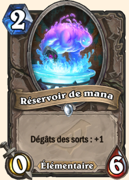 Reservoir de mana carte Hearhstone